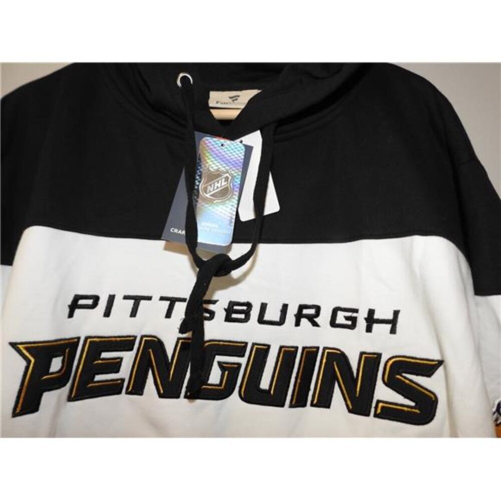 NEW NHL Pittsburgh Penguins Hooded Sweatshirt Mens Big & Tall Sizes - Picture 3 of 4